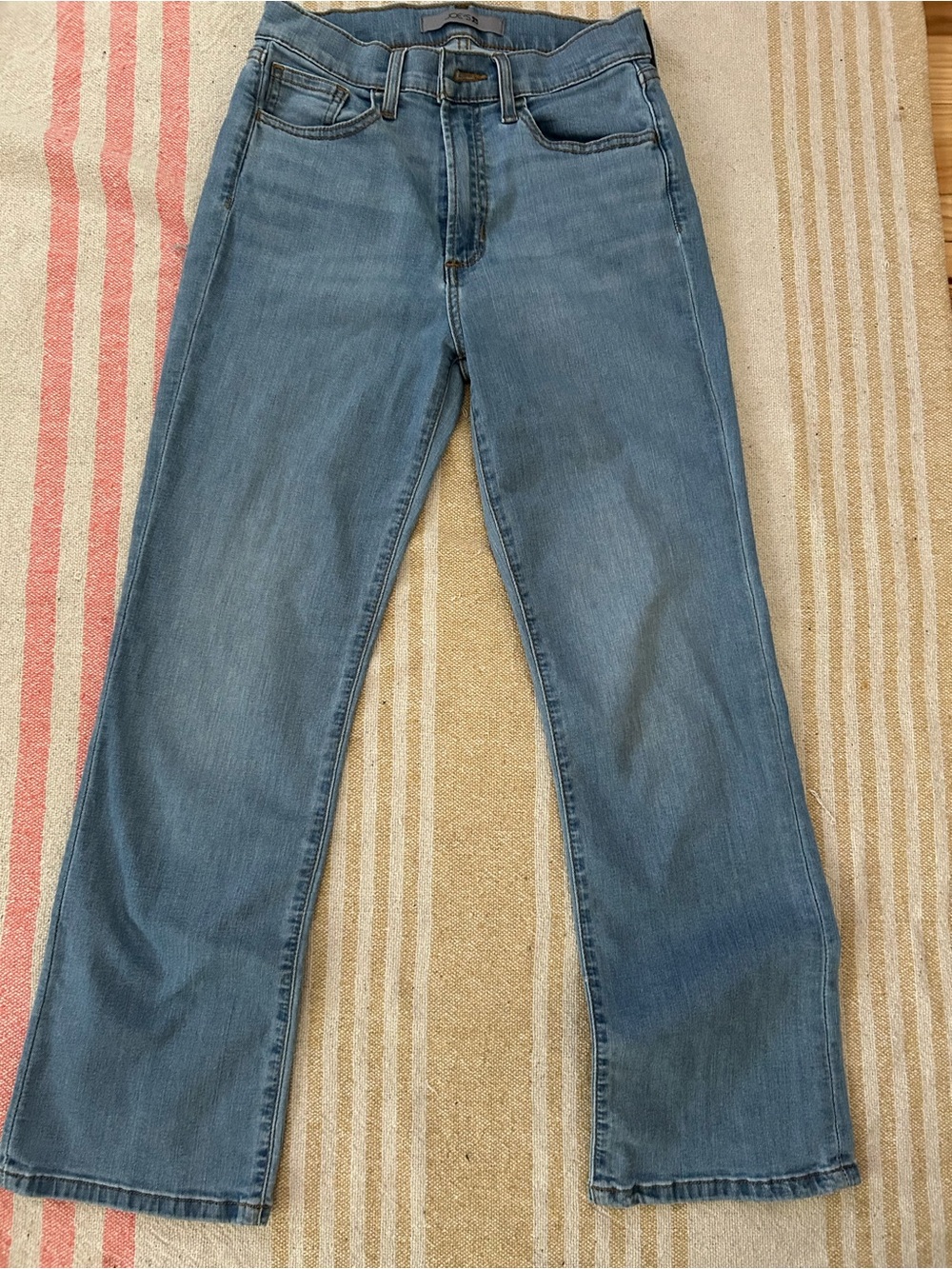 Joe's Jeans Light Blue High-Rise Crop Boot Cut Algiers Women's Jeans 27